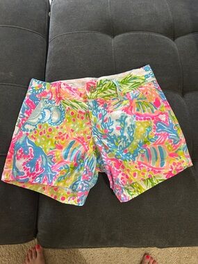 Women’s Multicolor Printed Cotton Shorts